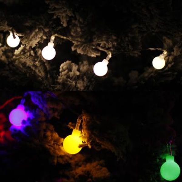 LED 30P 구슬 전구 (밧데리) - 3color