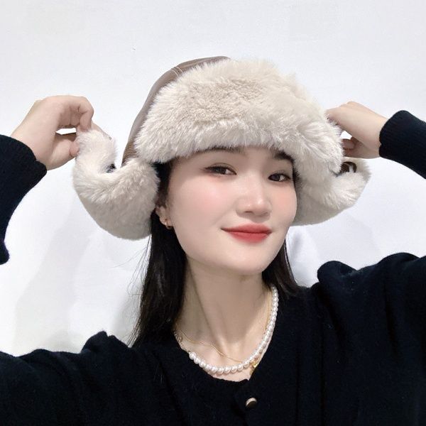 터프 레더 귀달이 군밤모자(브라운)
