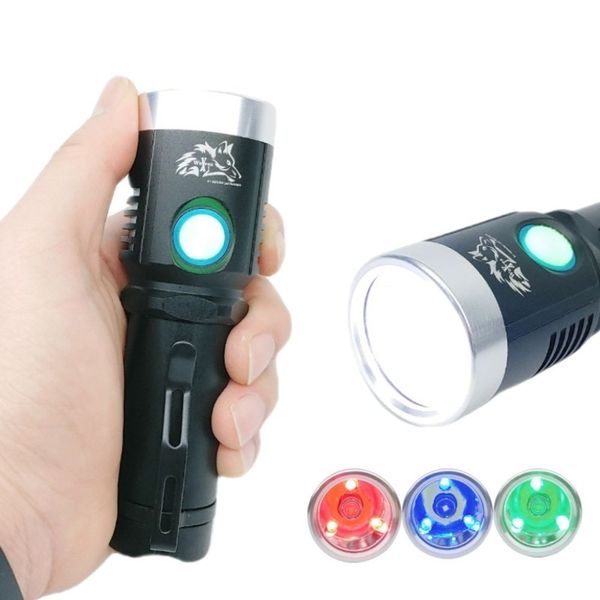 RGB 울브스 XML L2 포맨 LED손전등 본품(WF0141D)