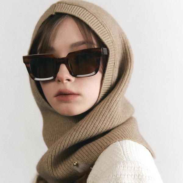 어클렛 넥 워머 와이드 바라클라바 후드 BC014 BEIGE