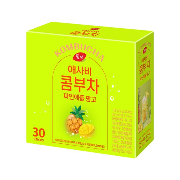 동서 애사비 콤부차 파인애플 망고 30T