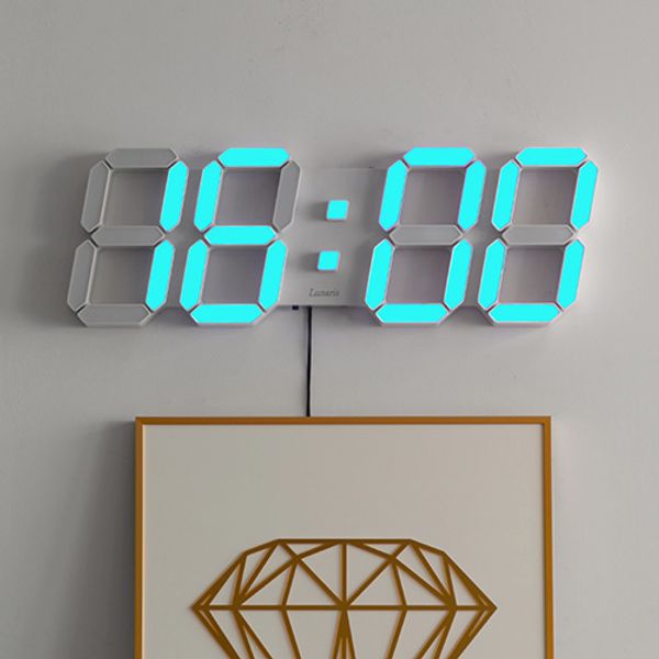 루나리스 국산 오로라 GPS 수신 LED 벽시계 54cm