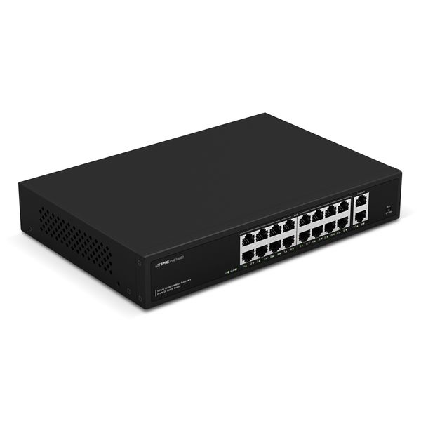 (아이피타임) ipTIME PoE16002 16포트 PoE 스위칭허브