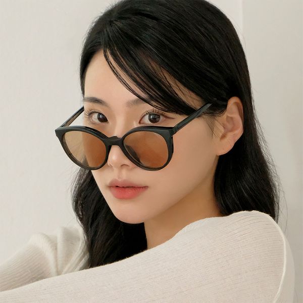 [파우치포함] 자석 탈부착 컬러 선글라스 뿔테안경