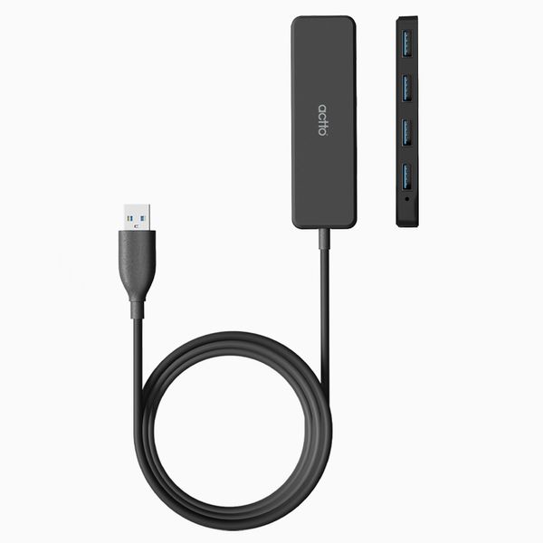 엑토 USB 3.2 4포트 노트북 PC 1m 롱 허브 HUB-60