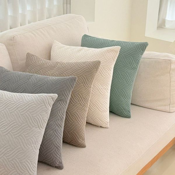 러프 소파 쿠션 45x45 미드나잇커브