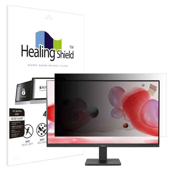 LG 27MR400 보안필름 양면 정보보안기