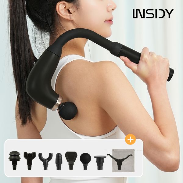 인사이디 무선 전동 커브 효도손 마사지건 IMG-3