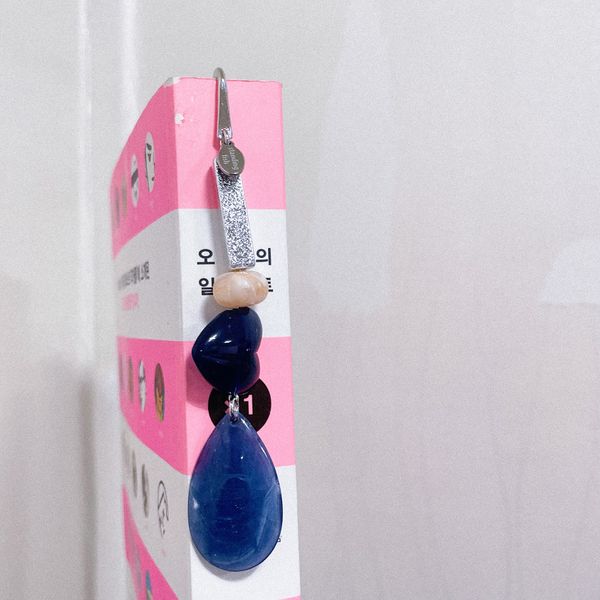 [선물 포장] blue drop of water bookmark