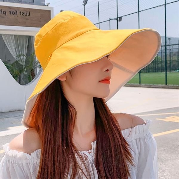 데이즈 양면 버킷햇(옐로우 베이지) 리버서블 모자