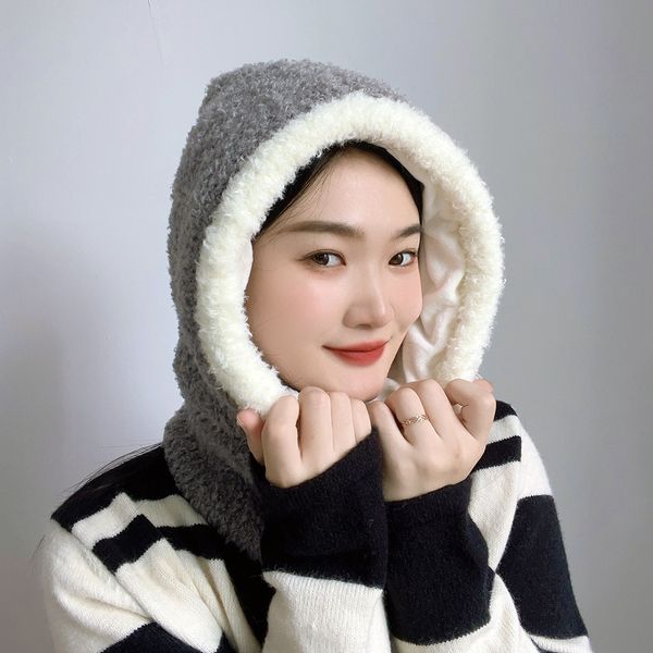뽀글이 후드 넥워머 겨울후드모자 바라클라바