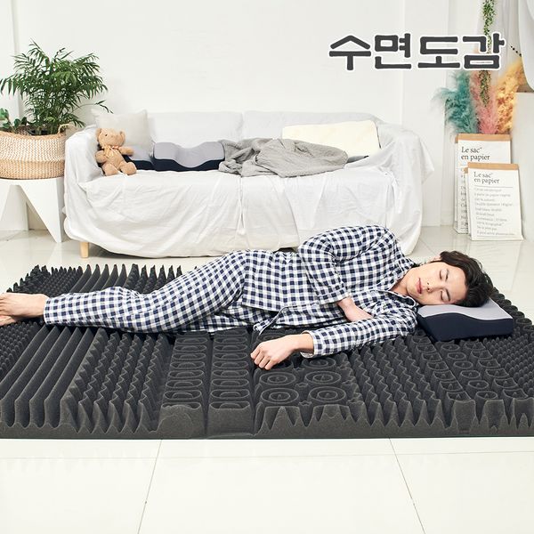 7cm 프리미엄 14존 수면 토퍼 3D 침대 자취 매트리스