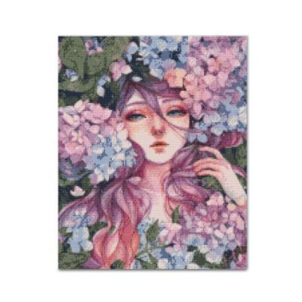 DIY 보석십자수 - 수국의 요정 BN14 (40x50)