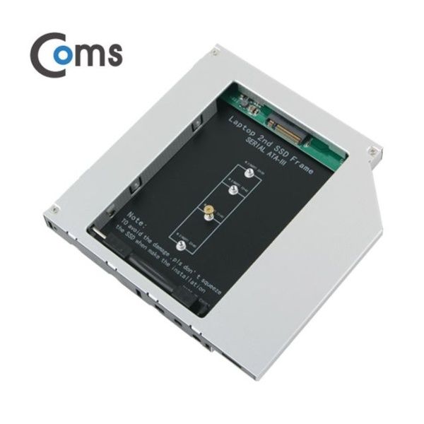 노트북용 멀티부스트 12.7mm M.2 NGFF SSD KEY B+M[WC