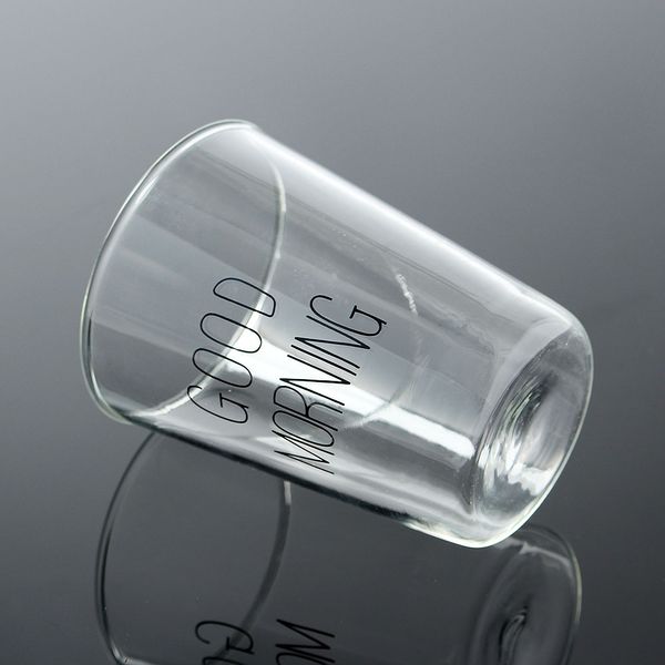 [로하티] 굿모닝 투명 유리컵(350ml)