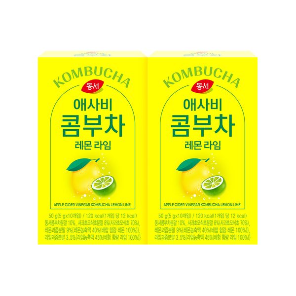 동서 애사비 콤부차 레몬 라임 20T 