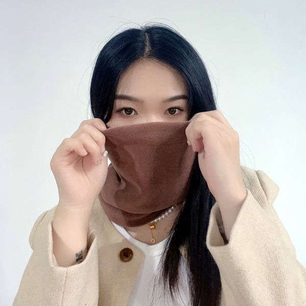 [아일렌] 플리스 넥워머(브라운)