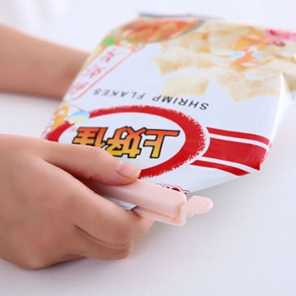 클립형 과자 봉투 밀봉집게 대형 5P(WFICBU6)