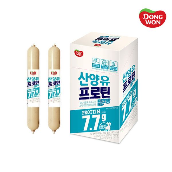 [동원] 밀크팡 산양유 프로틴 소시지 70g x 20개