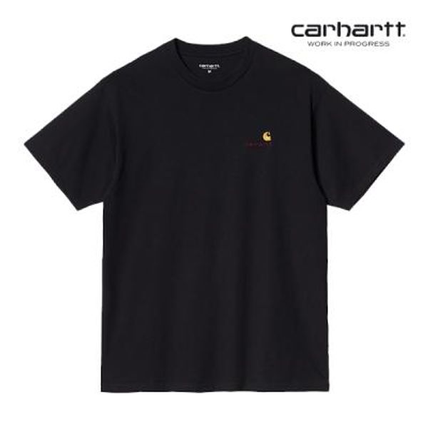 칼하트WIP S/S American Script T-Shirt (Black) 반팔