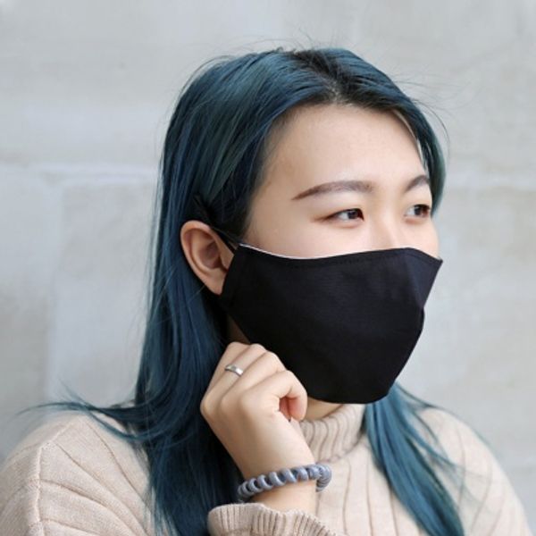 순면 3겹 필터 마스크 / 빨아쓰는 면마스크