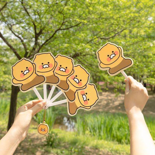춘식이 접이식 부채(WFHCU93)