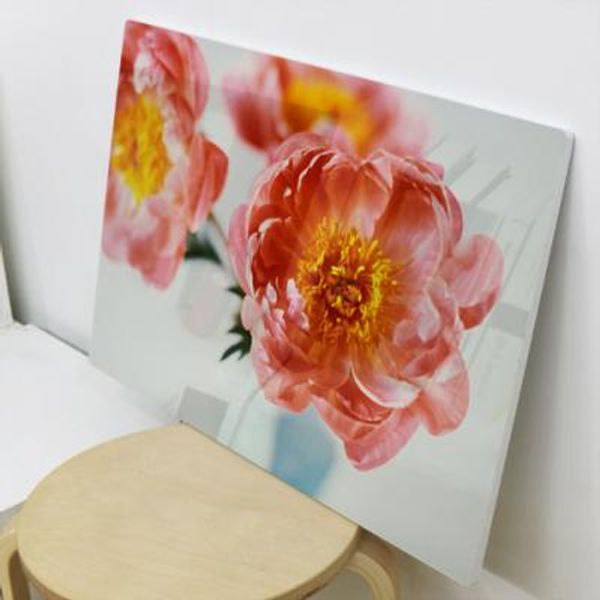 th941-폼아크릴액자78CmX56Cm_풍수부귀모란꽃화병