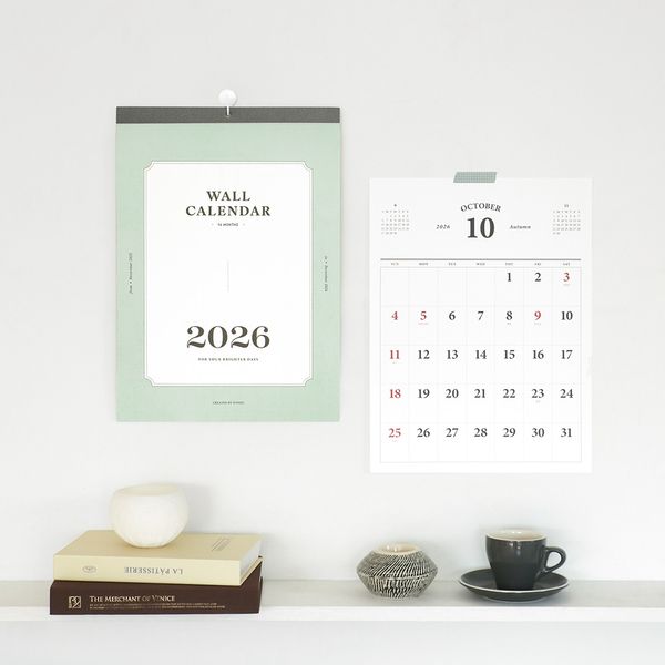 아이코닉 2026 월 캘린더 (벽걸이달력) 