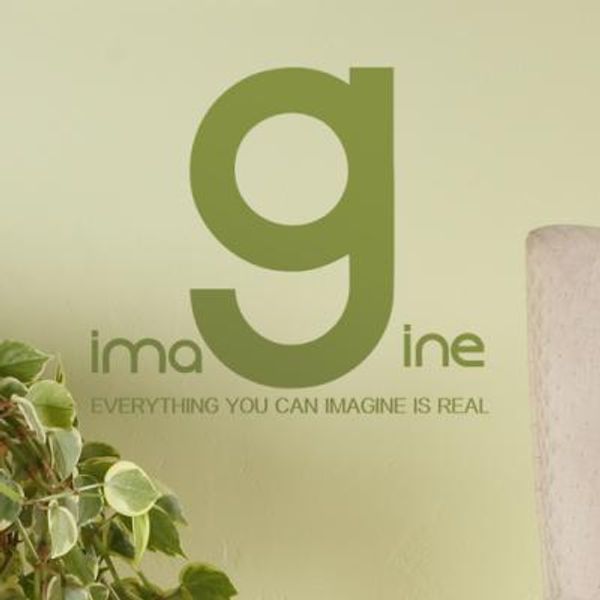 포인트스티커 북유럽타이포_imagine (완제품A) 시트지