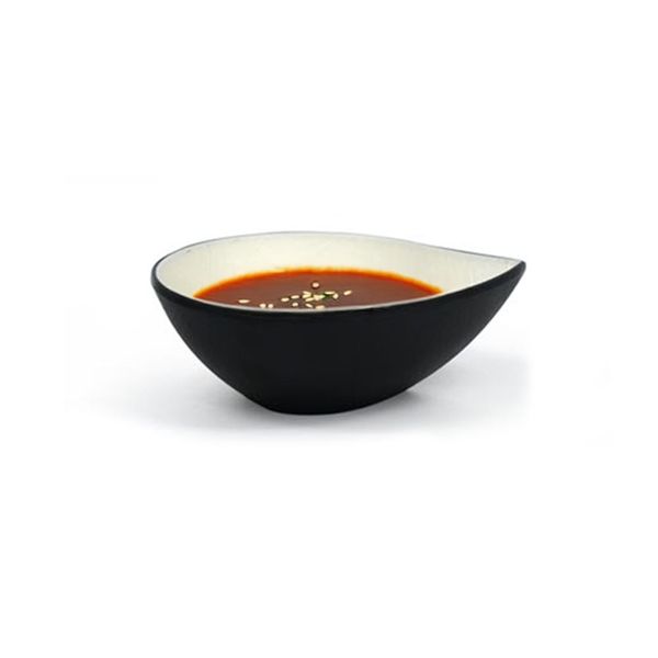 멜라민 체크투톤 물방울 종지(8350)(WFIRP89)