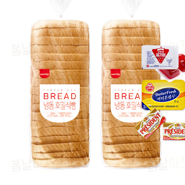 건강빵 선식호밀식빵 2봉(삼립 냉동)