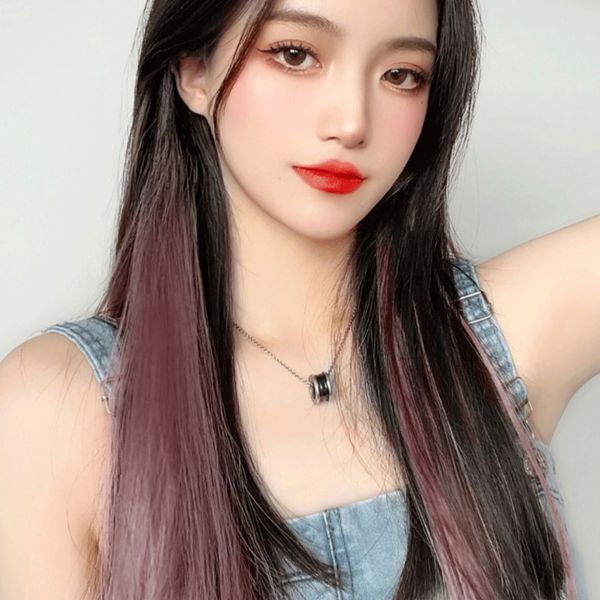 [언니네 가발] 그라데이션 브릿지 헤어피스 5p세트(애
