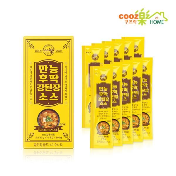 쿠즈락 만능후딱 강된장 소스 300g 10개입x6팩