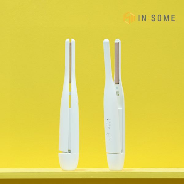 인썸 무선 미니 판 뿌리볼륨고데기 휴대용 IHC-300