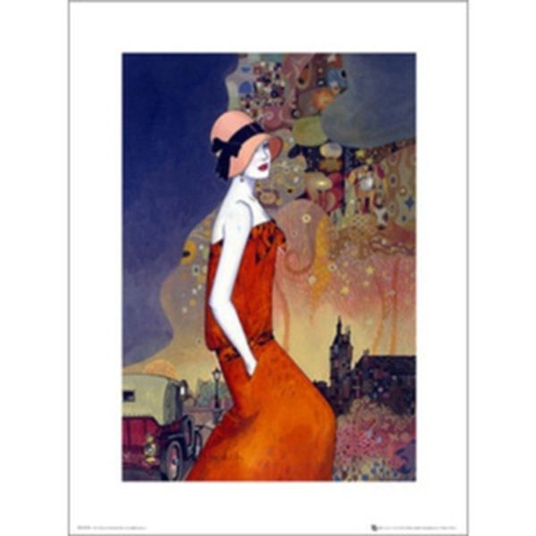 PDH01202 Helena Lam 레드 우먼 (40x50cm)