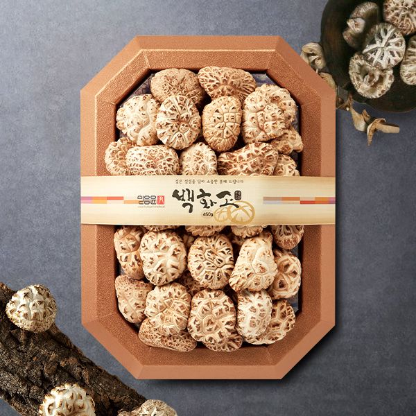 [믿음영농조합] 강진 프리미엄 백화고 450g/보자기