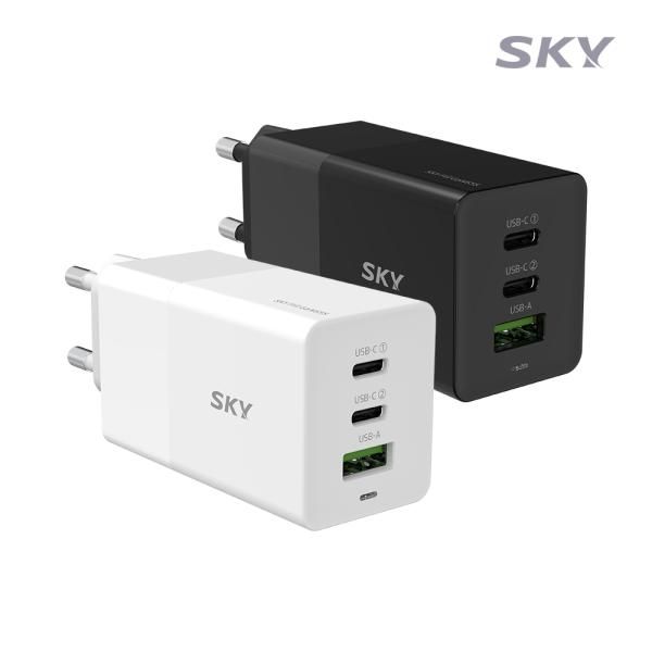 스카이 필 GaN 65W PD3.0 멀티 초고속 충전기 GaN65S