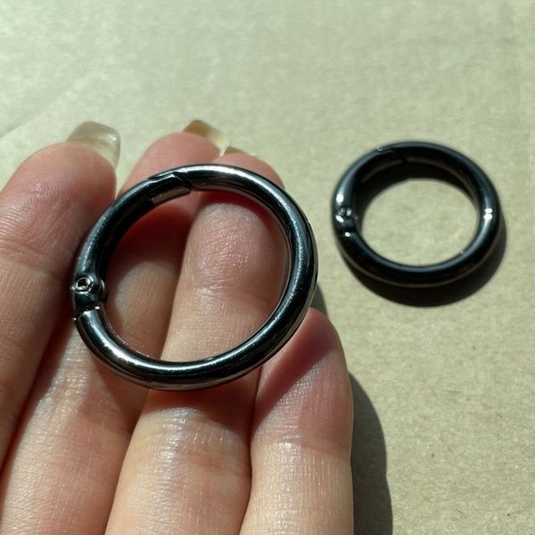 열쇠고리 오링 키링부자재 흑니켈 33mm(WFJQ5S2)