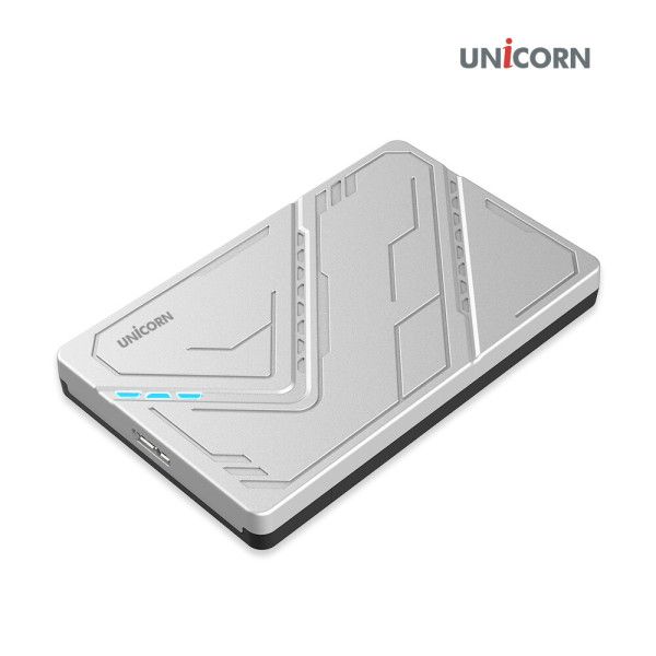 유니콘 HDD-300V USB3.1 케이블포함 2.5인치 외장하드