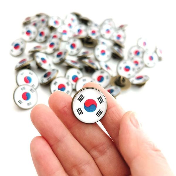 태극기 브로치 기념 뱃지 애국 경축일(WFI61OD)