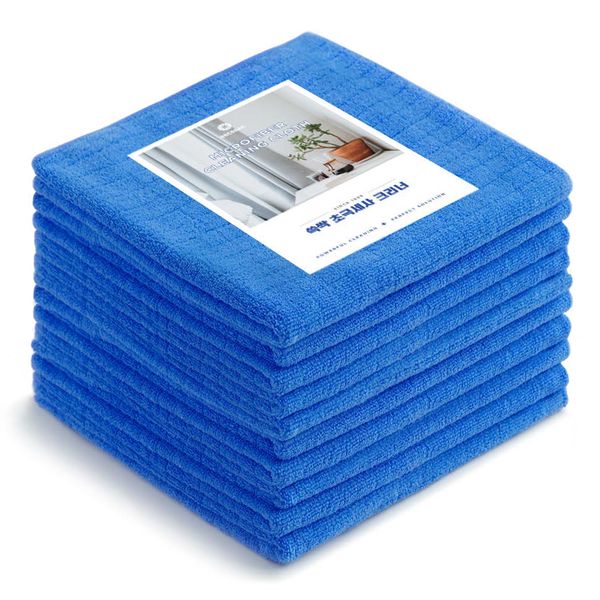 쓱싹 초극세사 사각테리 걸레 40x60 딥블루 10P