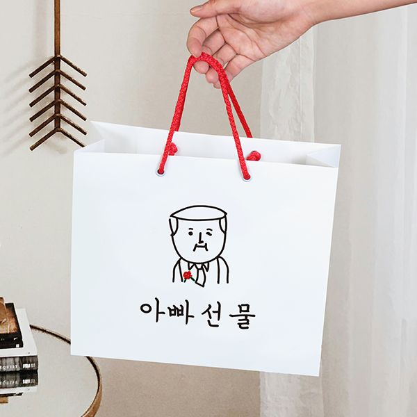 엄마아빠 선물 쇼핑백 M