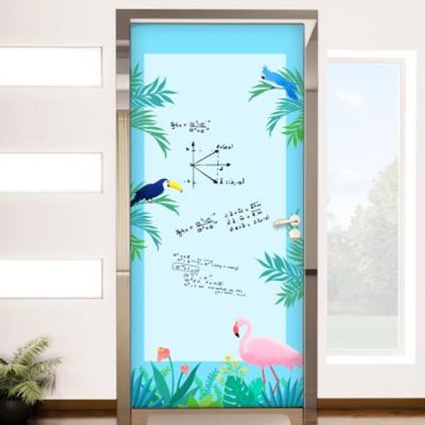 cm885-칠판현관문시트지_트로피칼메모