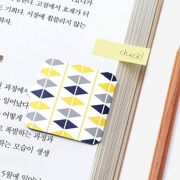 스티키 마그네틱 북라인마커  NORDIC PATTERN