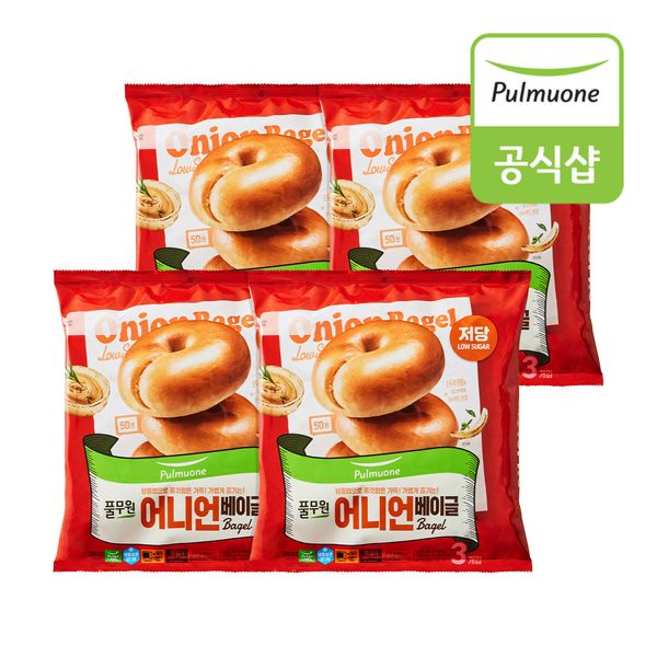 풀무원 어니언 베이글(3개입) x 4개