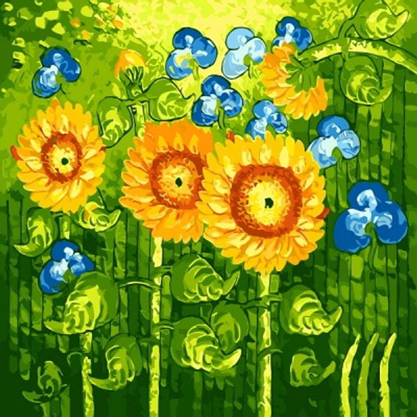 GX1745동심II size 40*50cm (물감2배)