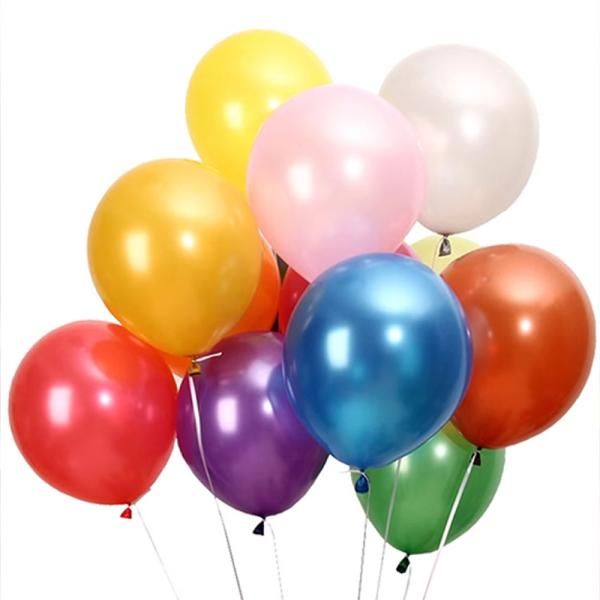 혼합 파티 컬러풍선 생일파티 세트 혼합 100개입 S832
