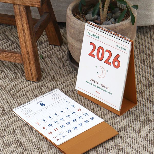 2026 루나 레트로 음력 탁상 달력 (절기 캘린더)