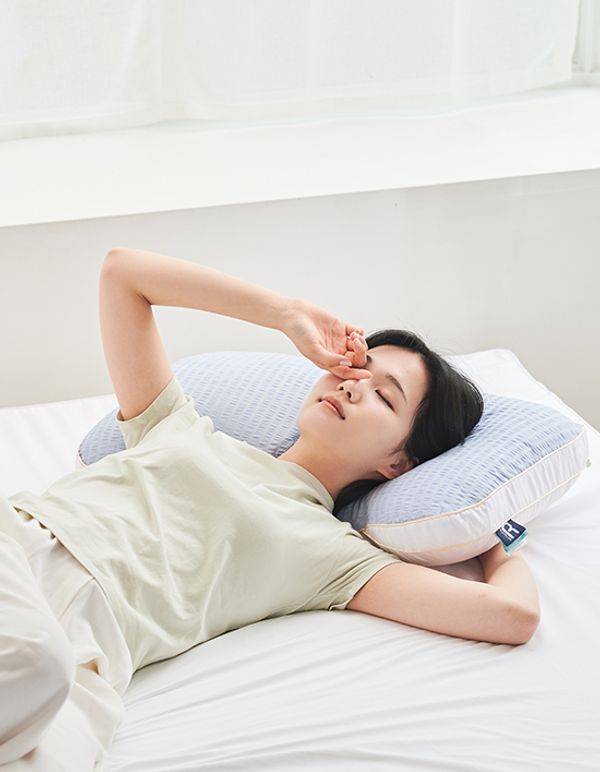 통째로 빨아쓰는 시어서커 어깨편한 기절베개커버세트