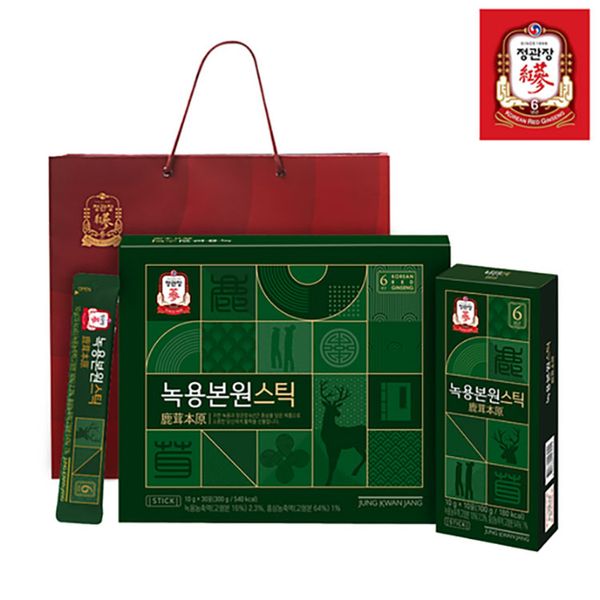 [정관장] 녹용본원스틱 10g X 30포 +쇼핑백 증정
